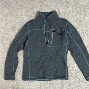 The North Face Charcoal Quarter-Zip Fleece